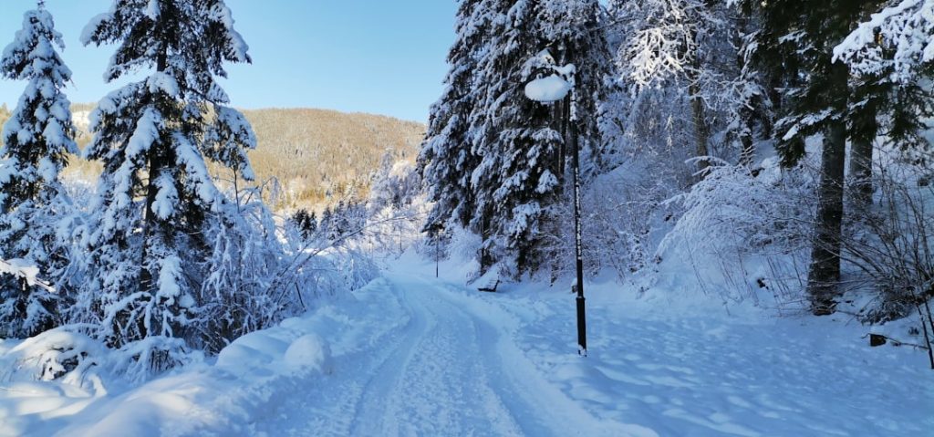 Photo Planine prekrivene snijegom