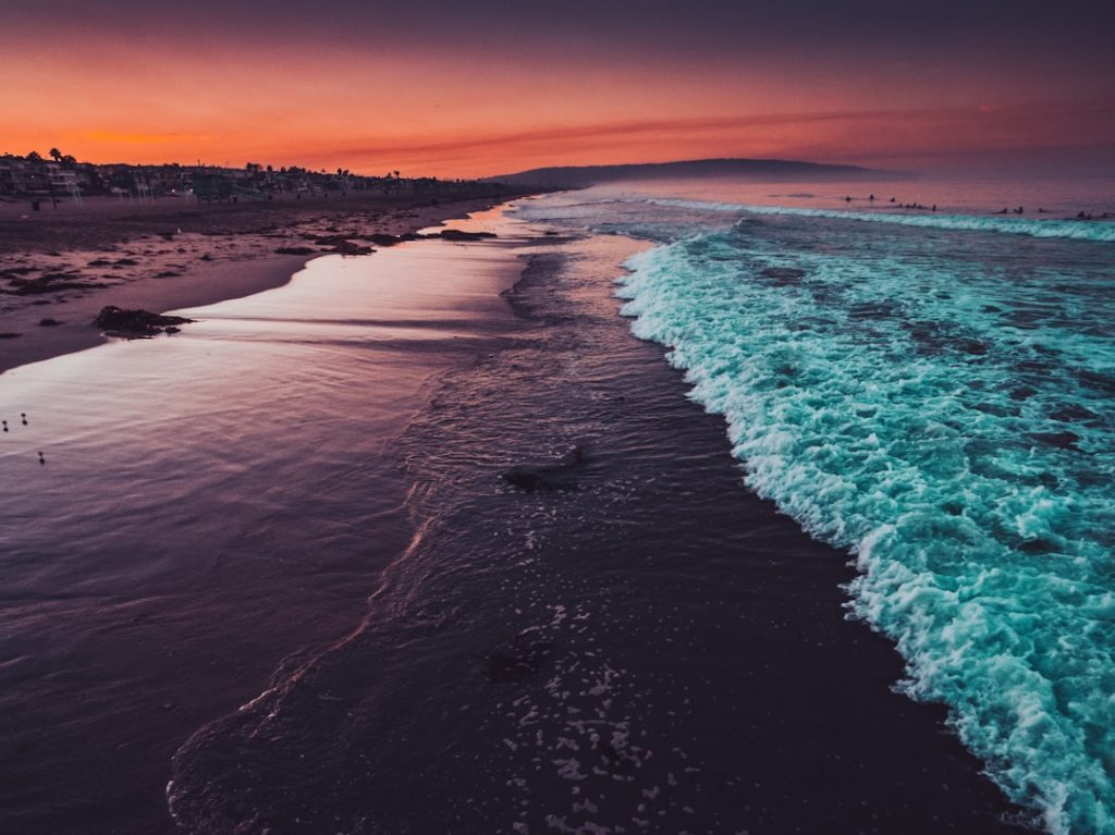 Fotografija Zalazak sunca na plaži